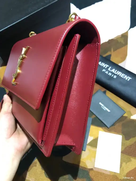 LEATHER SUNSET SMOOTH YSL MEDIUM IN SATCHEL 0624